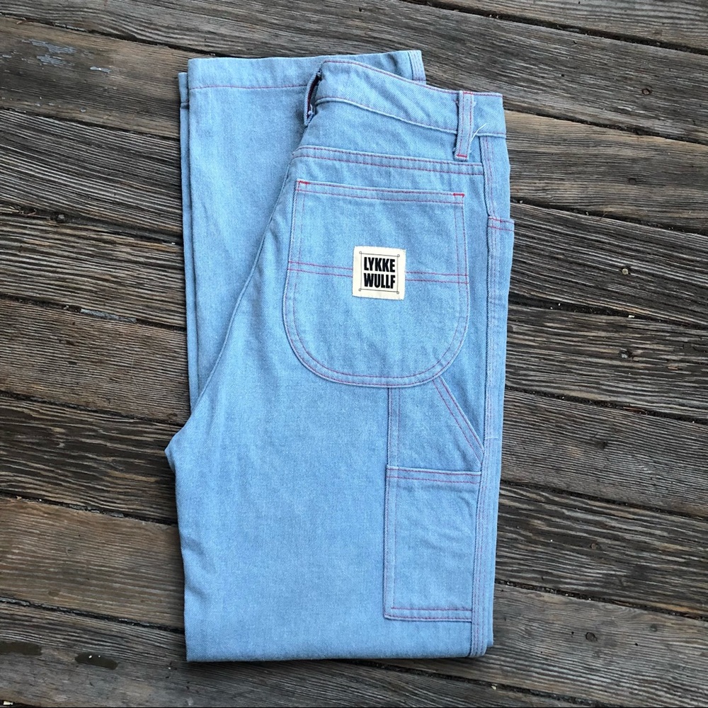 Lykke Wullf June Painter Pants in Light Denim sz 2